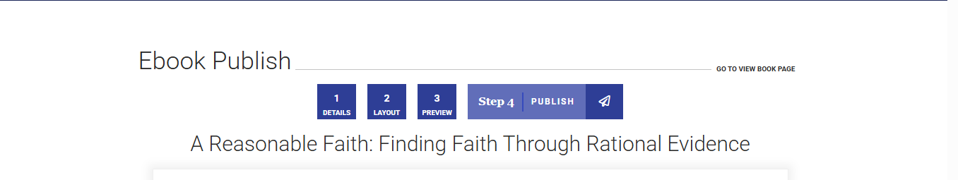 Publishing workflow. final distribution step reached